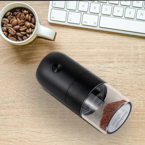 Moulin à café électrique Rechargeable Moulin à grains de café Moulin USB 25W