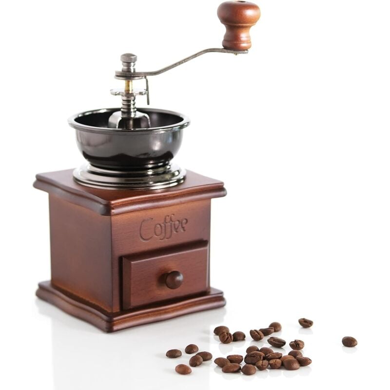 Feiyue - Moulin à café manuel moulin à bûches vintage