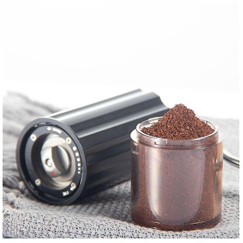 Moulin à café manuel portable Moulin à grains de café conique Grossièreté réglable pour expresso Home Trav