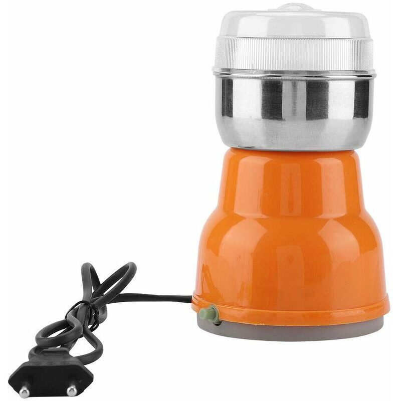 Moulin à café, Moulin à grains de café électrique Noix de ménage Grains Haricots Herbes Épices Broyage Bureau à Domicile Portable Utiliser 220 v ue