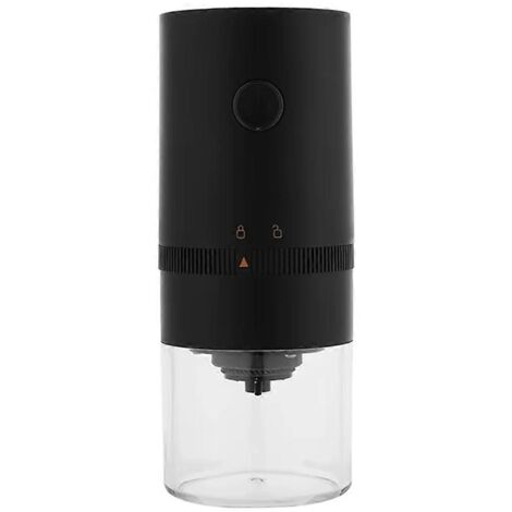 Moulin à café USB-C, chargement par USB, broyeur en céramique, noir