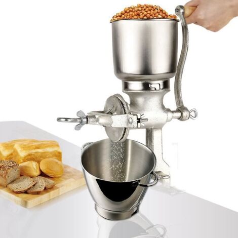 Moulin À Grains à main Broyeur à café machine manuelle pour céréales 5L NEUF
