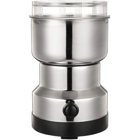 Moulin à Grains Électrique 400ML 150W Inox 304 4 Lames - Machine à Poudre Fine 220V Norme UE