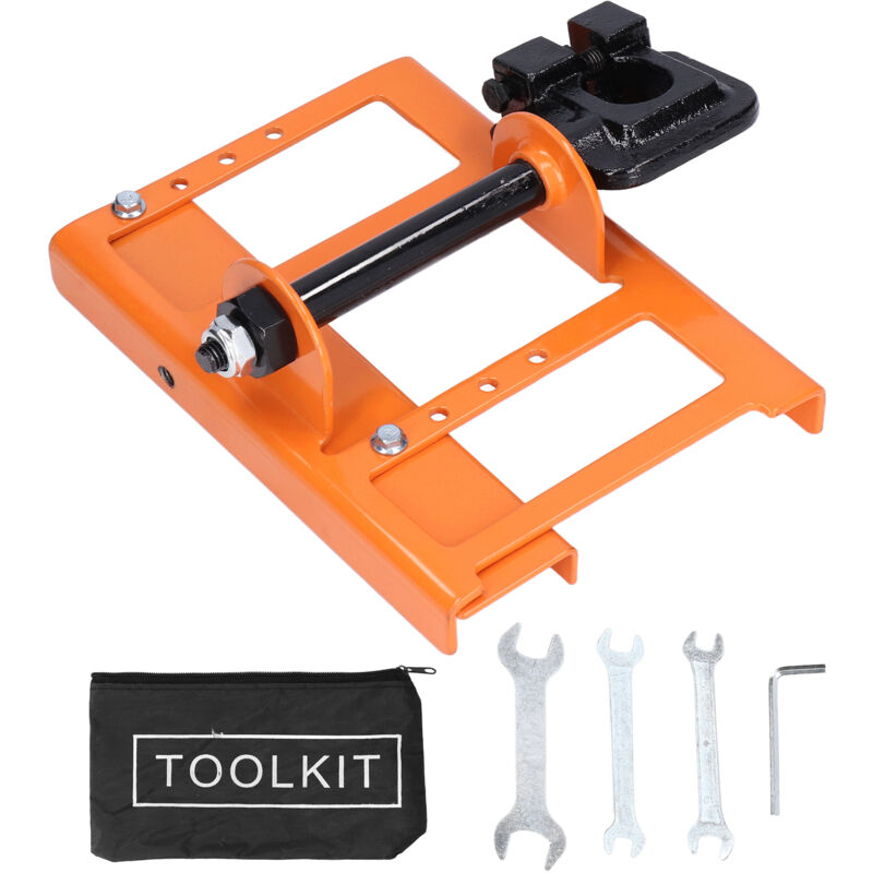 Moulin à tronçonneuse orange mini portable bien fait usure de la chaîne de vie de durée de vie de longue usage