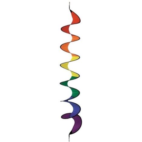 Moulin à vent à suspendre Twist L 125 cm - Polyester et fibre de verre