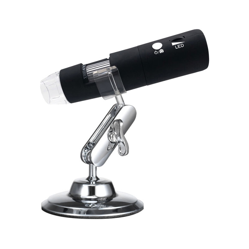 LIFCAUSAL Microscope numérique WiFi sans fil avec zoom, loupe portable 2MP, 8 LED et grossissement 1000x pour smartphones/tablettes iOS/Android