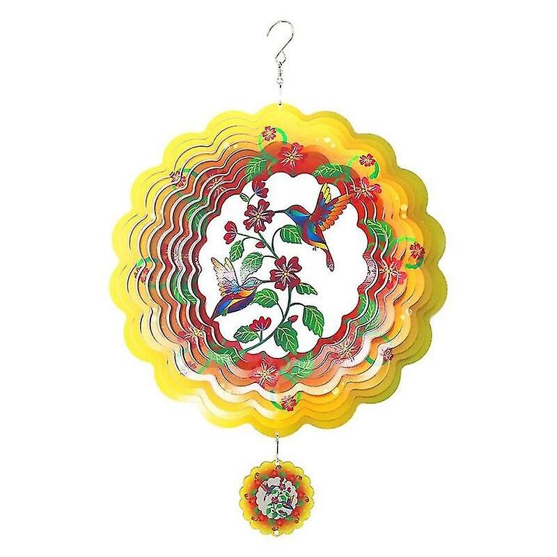 Moulin à vent de 12 pouces, décoration de jardin pour la maison, patio, cour, arrière-cour, décorations extérieures, décoration d'oiseaux, cadeau