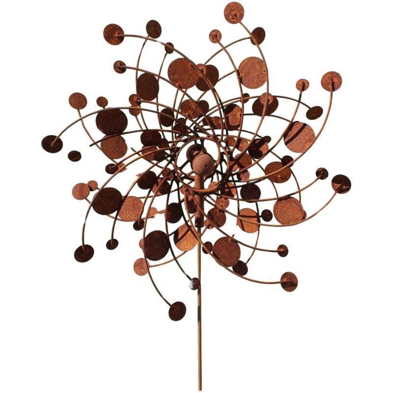 Moulin à vent en fer forgé rouillé Modèle 5