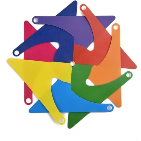 Moulin à vent en plastique pour extérieur, jardin, cour, balcon ou décoration de chambre d'enfant - Tige de 28 cm, diamètre 16 cm, jouet éolien rotatif coloré