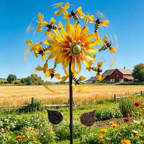 Moulin A Vent Jardin Exterieur, DéCoration en MéTal  Moulin à Vent – pour Cour, Pelouse, Printemps, Maison, FêTe IntéRieure, Patio, Porche De Mariage, ArrièRe-Cour