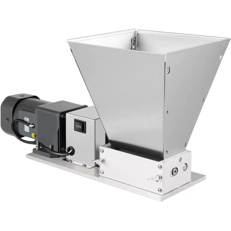 Moulin à céréales électrique Malt Mil 2 rouleaux Home Brew Mill 75RPM avec entonnoir de 4 l