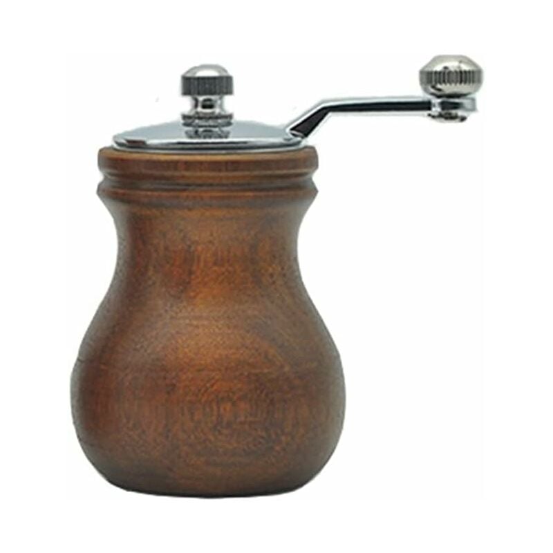 Moulin de moulin à manivelle à main en bois massif et moulin à poivre pour la restauration, la mise à niveau et les moulins à poivre d'épaisseur