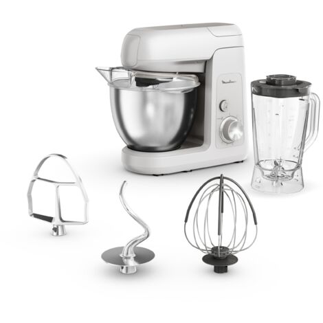 Moulinex Bake Partner, Kitchen Machine, potente impastatrice planetaria da 1100 W, prestazioni durevoli, kit di accessori BakeGood, QA521B25