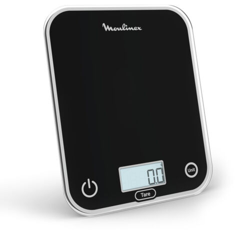 Moulinex BN50U5 bilancia da cucina Nero Superficie piana Rettangolo Bilancia da cucina elettronica