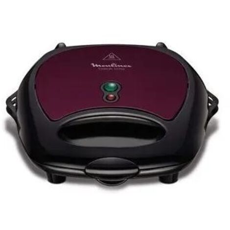 Moulinex Break Time SJ615612 gaufrier prune et noir