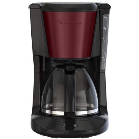 Moulinex – Cafetière filtre 1,25 L en acier inoxydable – Système anti-goutte – Fonction maintien au chaud 30 min – 10-15 tasses - FG5S05E0