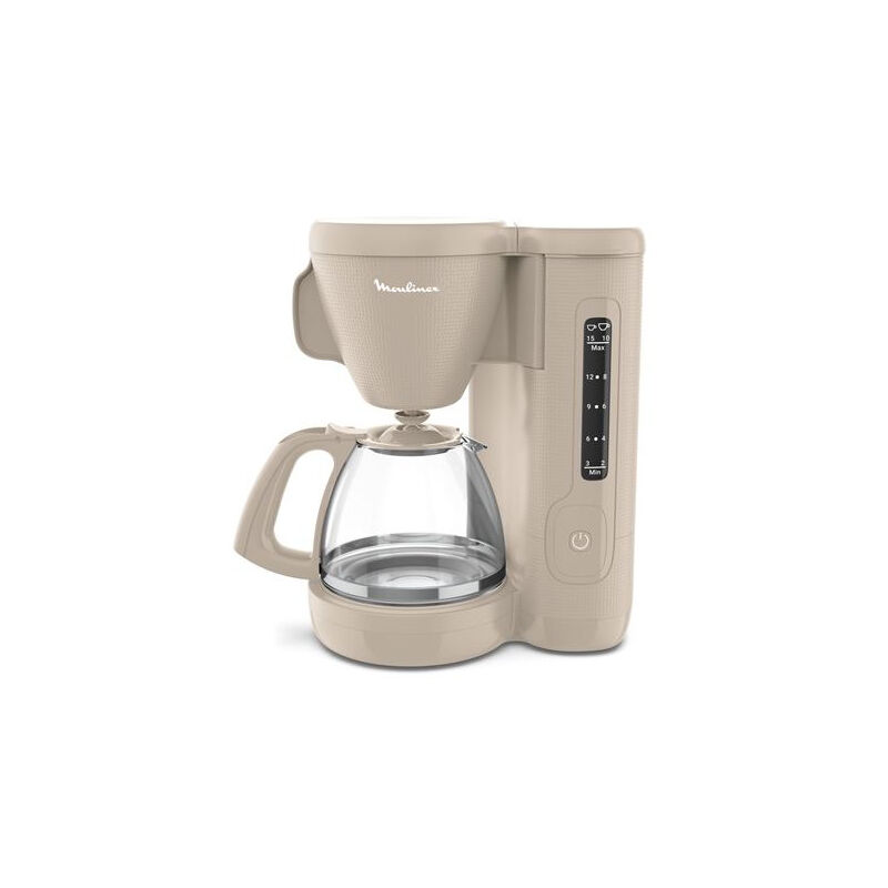Moulinex - Cafetiere filtre Morning Gris chaud FG2M0B10