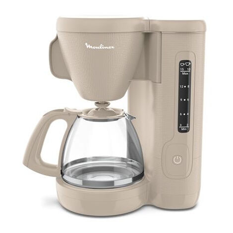 Moulinex Cafetiere filtre Morning Gris chaud FG2M0B10