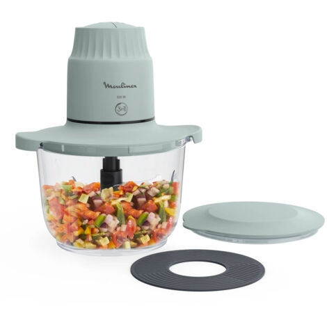 Moulinex Choppeo Tritatutto con Recipiente in Vetro 1L