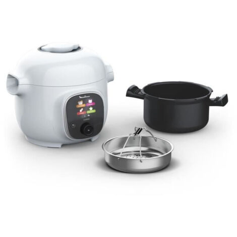 MOULINEX Cookeo Mini Multicooker, Light Blue 150 recettes, Rapide, Format compact, CE880410