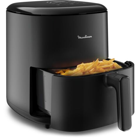 Moulinex Easy Fry Max Friggitrice ad Aria, 5 Litri/ 1Kg , Capacità 6 Persone, 1500 W, 10 Programmi di Cottura, Risultati Veloci, Touchscreen, Cestello Lavabile in Lavastoviglie, EZ2458
