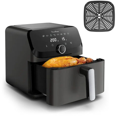 Moulinex Easy Fry Mega Friggitrice ad aria Coal Grey 7.5L EZ855HF0