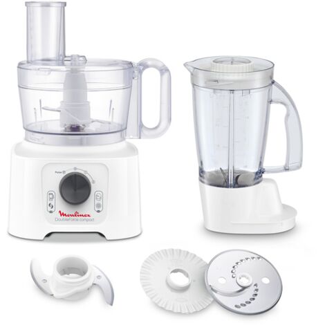 Moulinex FP542111 Double Force Compact blanc 2,2L
