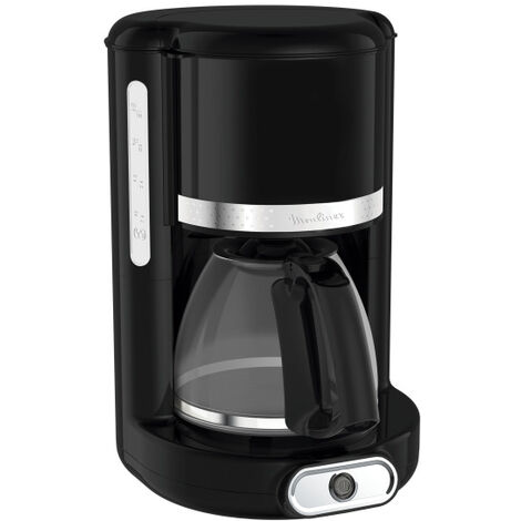 MOULINEX Kaffeeautomat 10-15T. 1000W 1.25L Glaskanne sw-si FG 3818