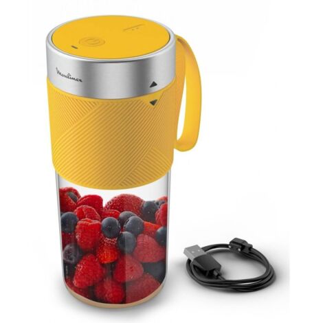 Moulinex LM1C0210 - Batidora De Vaso 300Ml Amarilla