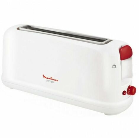 Moulinex LS160111 Grille-Pain Blanc Rouge 1000W