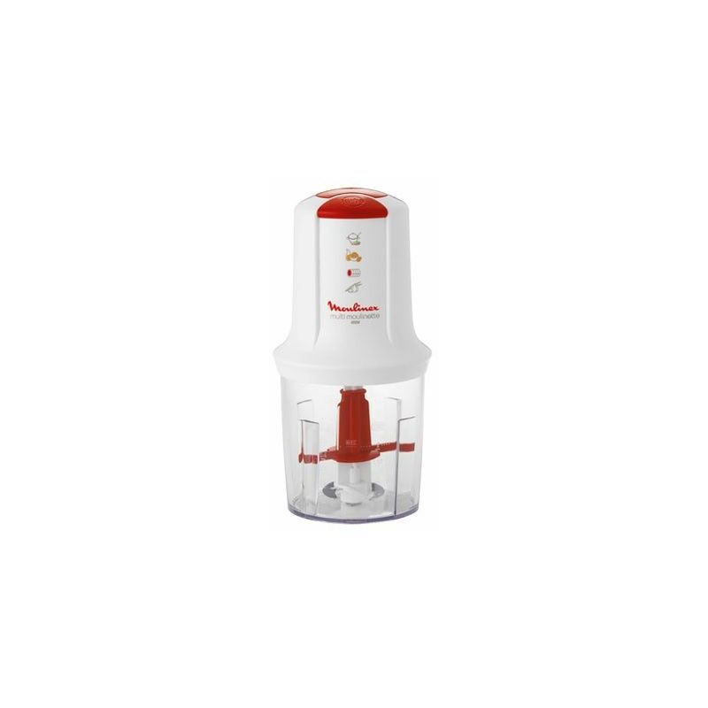 

Multi Moulinette picadora eléctrica de alimentos 400 W Rojo, Blanco - Moulinex