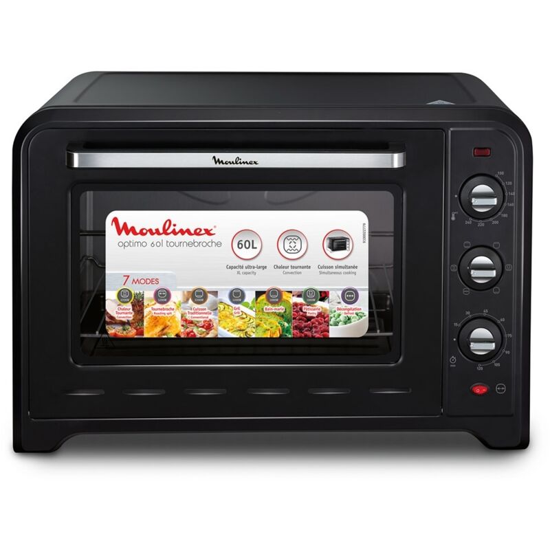 Moulinex Forno Elettrico Optimo, Capacit 60 Litri, Colore Nero, 7 M...