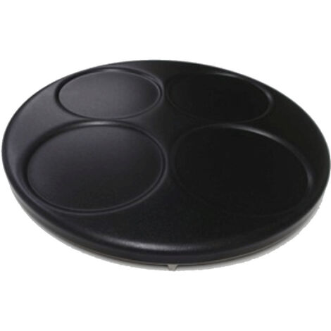 Moulinex – Plaque noire crêpière 2000W – Compatible raclette, grill et wok – Surface antiadhésive – Pour cuisson rapide et uniforme