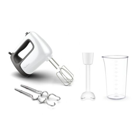 Moulinex Prep'Mix+ 500W Batteur Blanc Anthracite