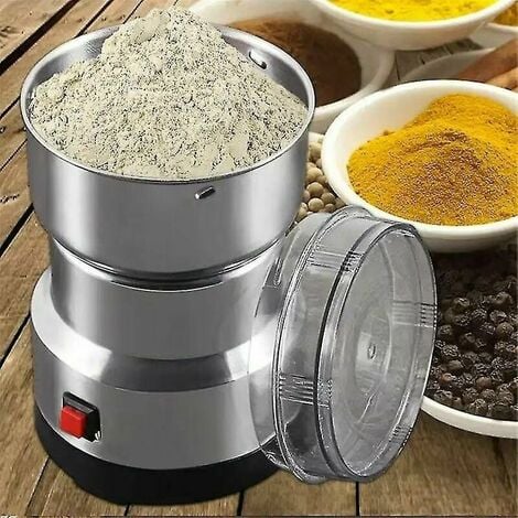Moulins À Grains, Moulin À Café Électrique Cuisine Céréales Noix Haricots Épices Grains Rectifieuse Multifonctionnelle Maison Coffe Grinder Machine