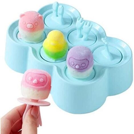 Moulle à Glace Silicone Sans Bpa,Moulle Glace Silicone,Moulle à Glace Silicone Bébé,Popsicle Mold Silicone,Popsicle