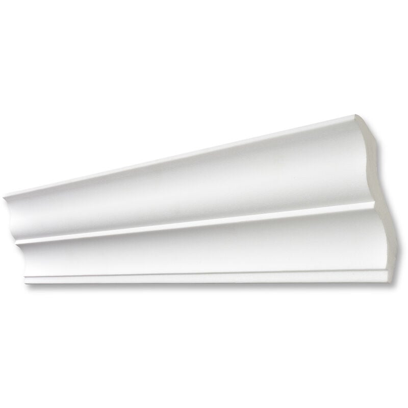 Moulure S110 (Svenja) - polystyrène - blanc - 95 x 95 mm - long. 2 m - 10 pces (=20 m) - blanc - Decosa