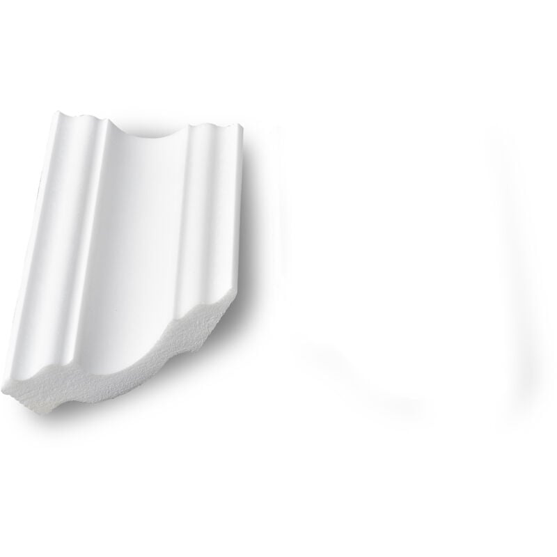 DECOSA Angle rentrant pour la moulure A80 (Stefanie) - polystyrène - blanc - 4 angles - pour mur et plafond