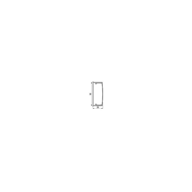 Moulure Kéva 32x12 mm 1 compartiment longueur 2 mètres Planet Wattohm