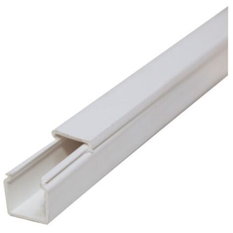 Moulure Câble 15x17 Blanche 2m - Electraline