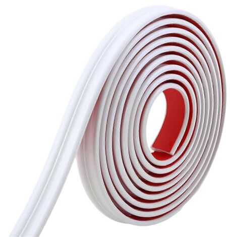 Moulure de cimaise autocollante blanche 240 LX 0,9 po L