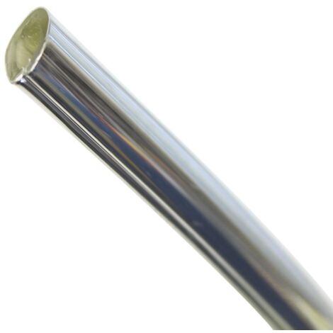 Moulure de décoration en U chrom 5m – Flexible et adhésif – Dimensions 8,2 x 5,6 mm – Pour surfaces intérieures et extérieures – Carpoint