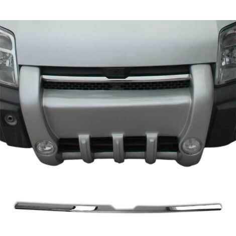 Moulure de Grille de Calandre Compatible avec Ford Tourneo Connect 2002-2006, Garniture Baguette de Calandre en Acier Inoxydable Argent