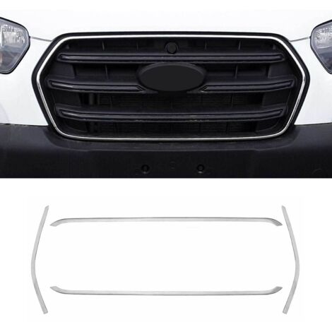 Moulure de Grille de Calandre pour Ford Transit 2018-2026 Chromé 4Pcs