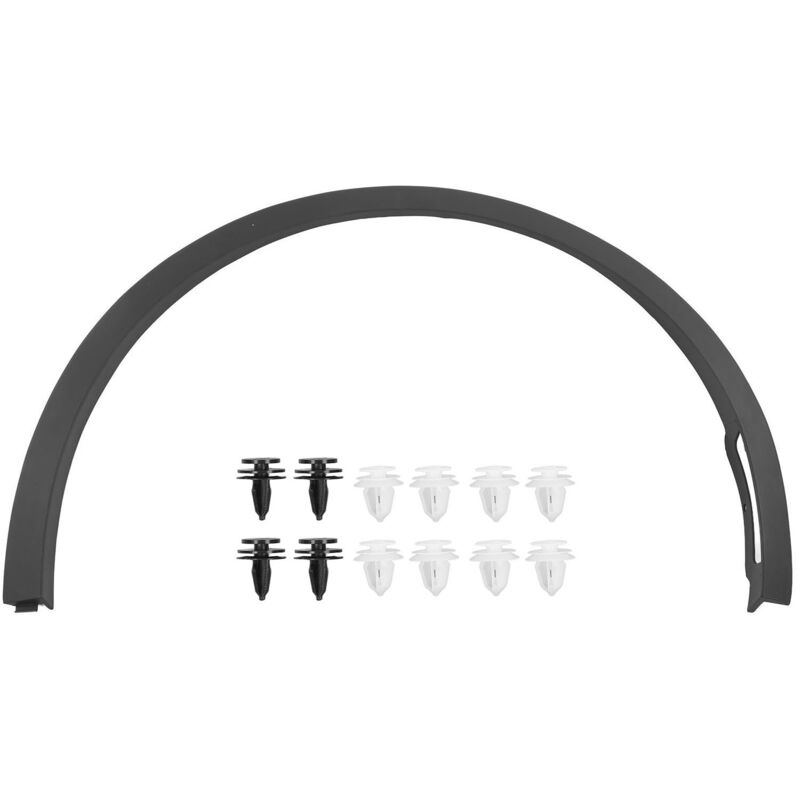 Moulure de roue latérale de voiture, protection anti-éclaboussures, pneus, arc de sourcil, moulure évasée, garniture de lèvre, remplacement pour