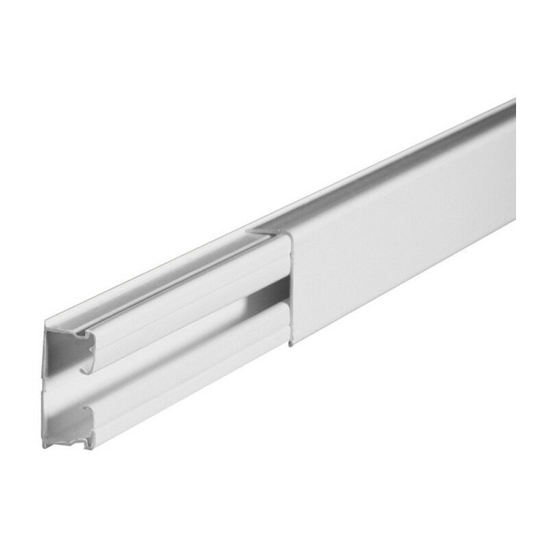 Moulure DLPlus 40x20mm 1 compartiment blanc (033343)