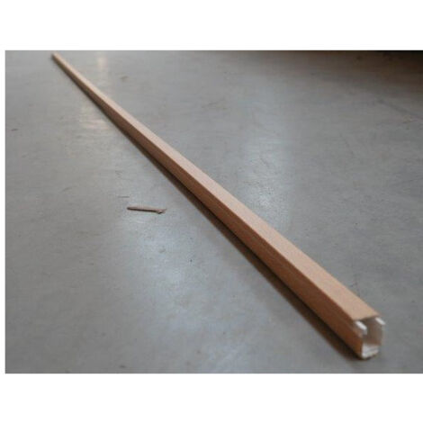 Moulure en bois hêtre 16x16mm – Fixation adhésive – Installation facile pour finition intérieure – Au mètre linéaire – Protec