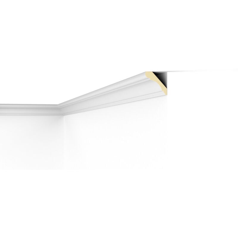 F11 DECOFLAIR Moulure de plafond Polyuréthane 70 x 70 x 2000 - 1 pièce