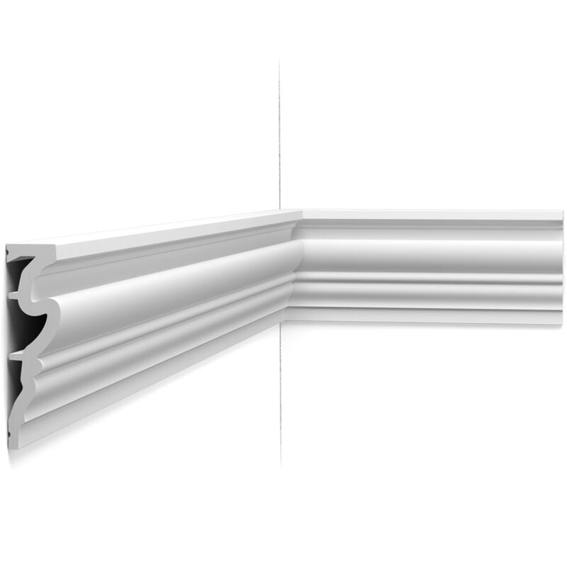 DX170-2300 Moulure multifonctionnelle Orac Decor - 11,9x3,2x230 (h x p x l) - moulure déco polymère Carton complet