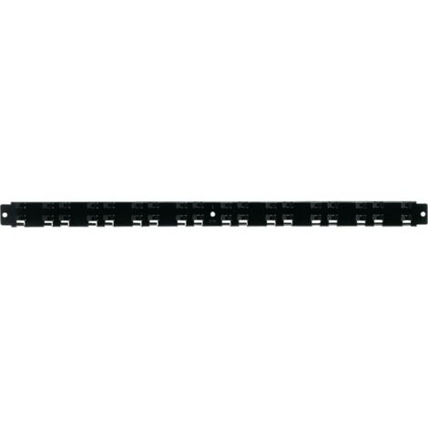 Moulure murale pour bacs de rangement 1m S noir Paketa 2 unités f. PLK/LK 2